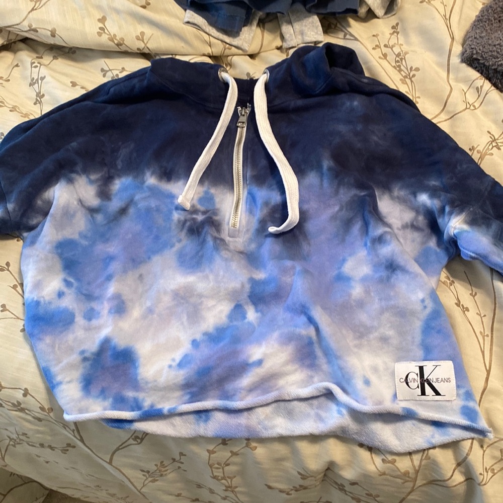 Calvin Klein Cropped Wuarter Zip